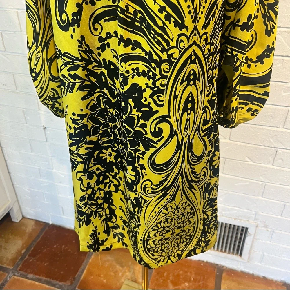 Uncle Frank Chartreuse Shift Dress Women’s S - Picture 4 of 14